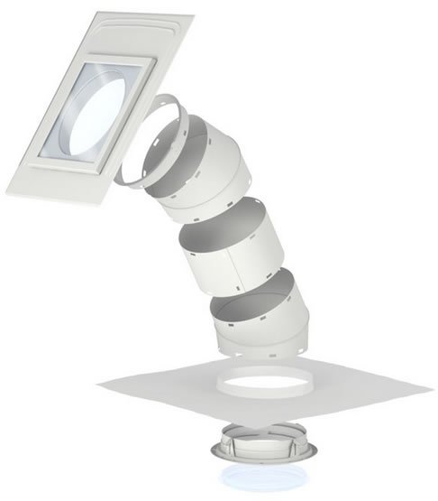 velux rigid tube sun tunnel for pitched roofs